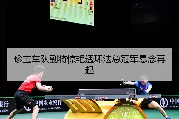 珍宝车队副将惊艳透环法总冠军悬念再起